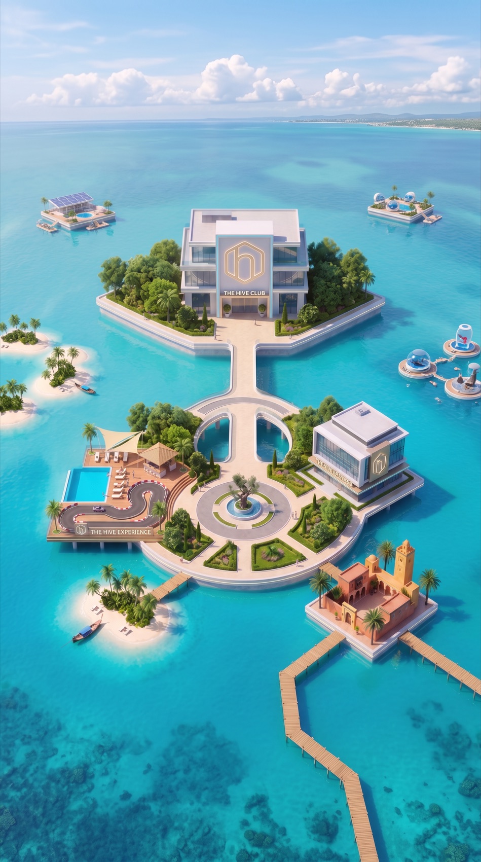 L'île The Hive